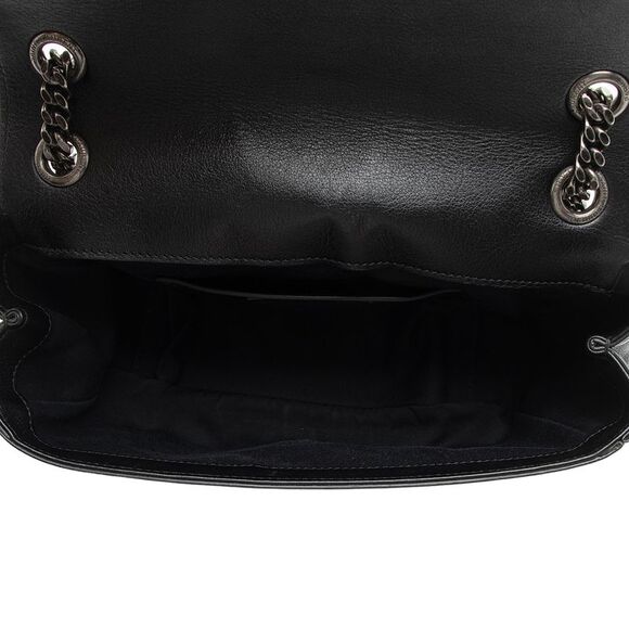 Saint Laurent Calfskin Heart Patchwork Monogram Chain Wallet - Picture 7 of 16